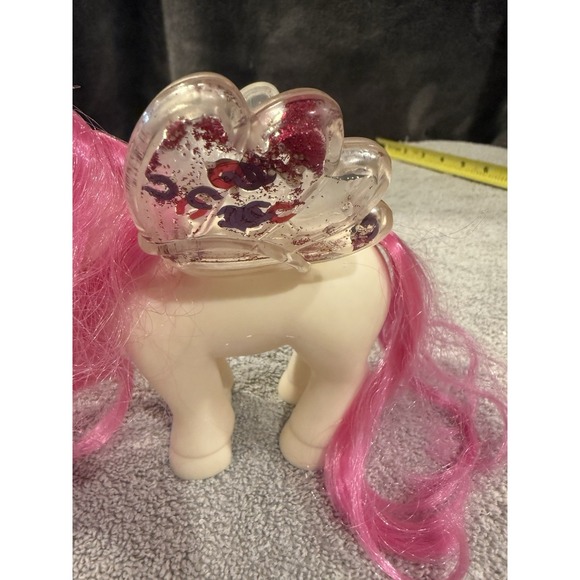 Vintage 1993 ERTL My Little Angel Pony Horse Dallas Water Filled Wings 90s Toy - Picture 2 of 9